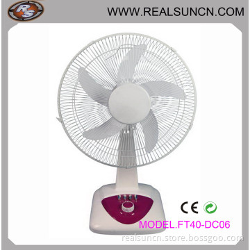 16" DC Table Fan Super Strong Power, Rechargeable Desk Fan
